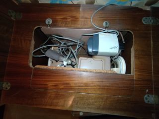 Máquina coser Singer Rosa empolvado