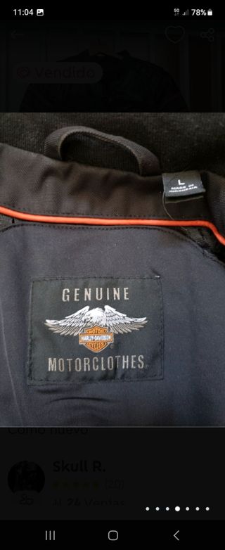 chaqueta mujer harley davidson