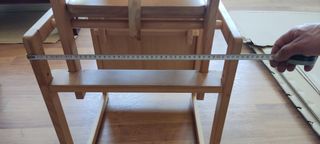 Trona multifuncional de madera