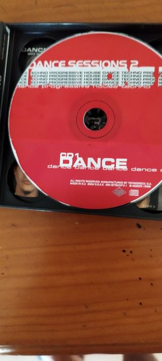 4 CDS de Música Dance sessions 2 1998