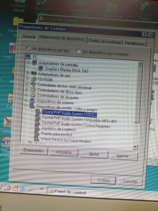 Ordenador antiguo Pentium 2 mmx