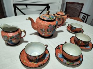 Juego de té japonés antiguo