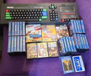 Pack ordenador retro Amstrad CPC 464 + juegos