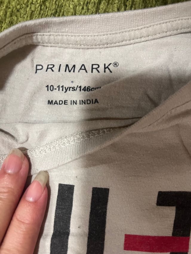 Camiseta primark talla 10/11