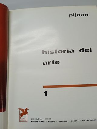 HISTORIA DEL ARTE de José Pijoan. Editorial Salvat