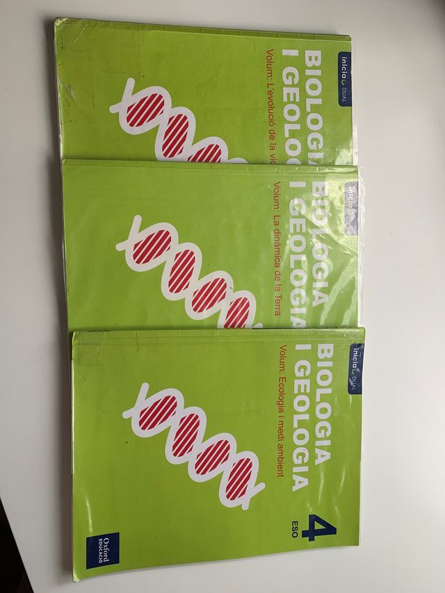 libros texto biología 4 ESO Oxford