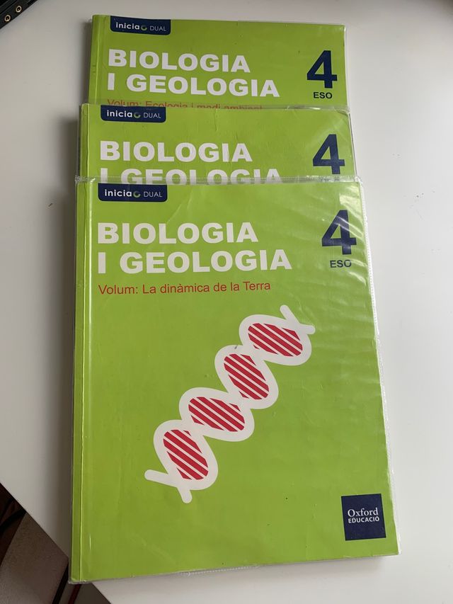 libros texto biología 4 ESO Oxford