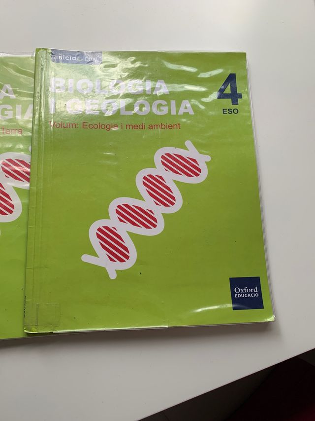 libros texto biología 4 ESO Oxford