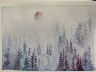 Pintura acuarela original