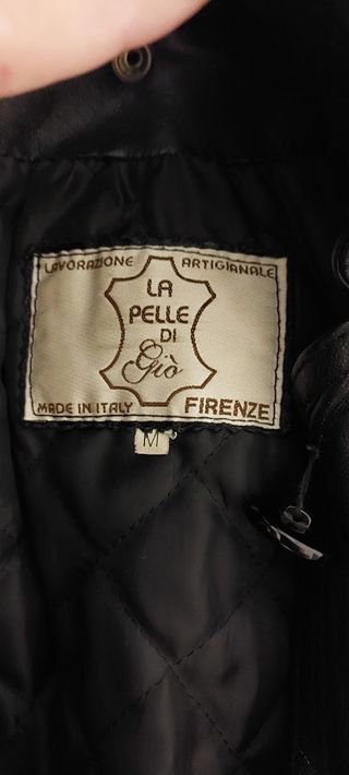 giacca vera pelle Artigianale VINTAGE