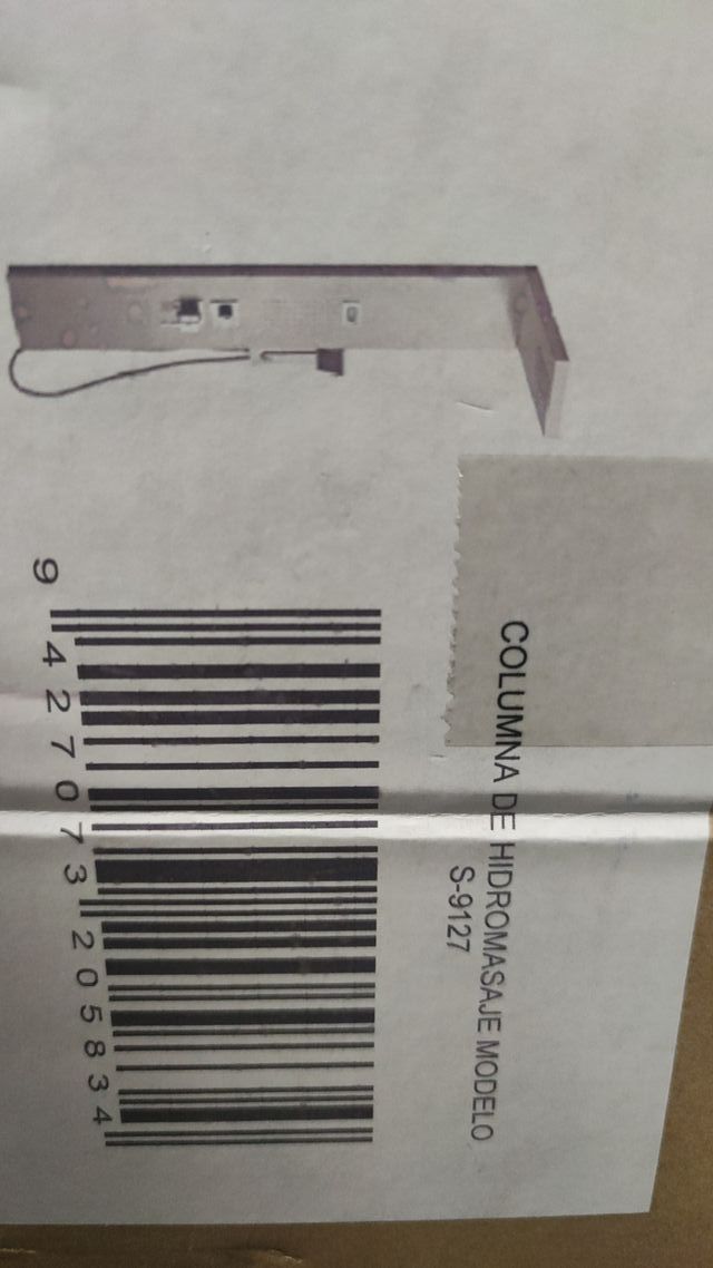 Columna de hidromasaje. Nueva sin uso.