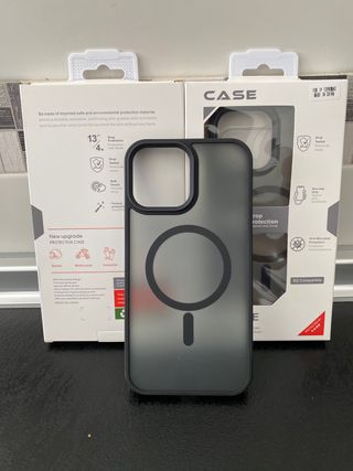 funda magsafe iphone 13 pro max negra
