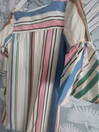 Vestido rayas Massimo Dutti. Talla XS