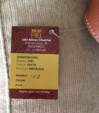 Maletín de piel.