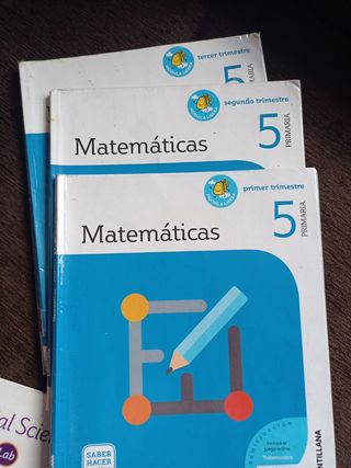 Libros 5 primaria. Santillana