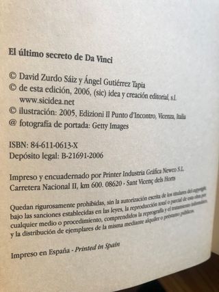 El ultimo swcreto de Da Vinci