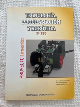 Libro Tecnología, Programación y Robótica 3° ESO