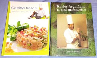 2 Libros de cocina de Karlos Arguiñano