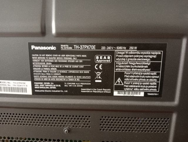 TV Panasonic 37"