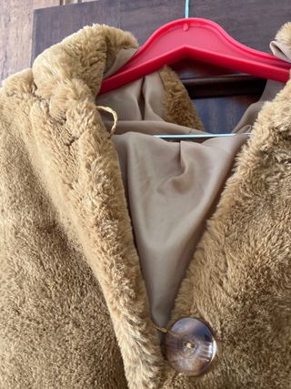 Chaquetón mujer piel sintética