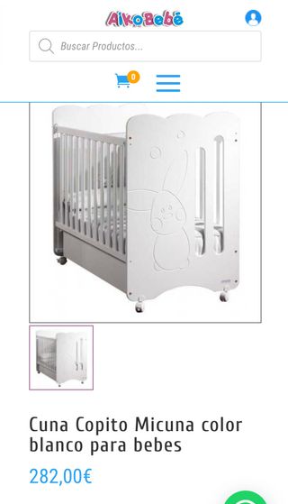 Cuna micuna bebe copito colecho