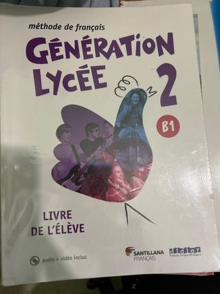 Libro generation lycee 2 B1 santillana