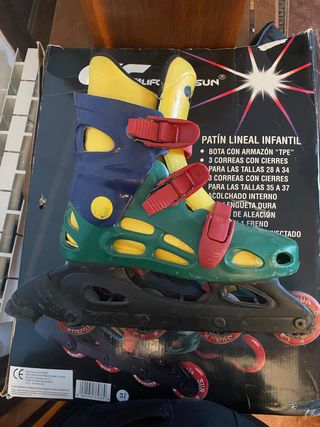 Patines línea colores