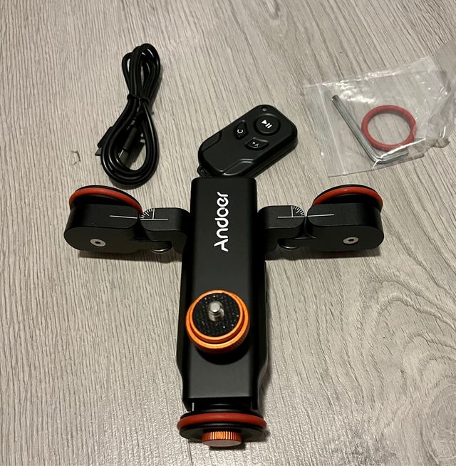 Slider o dolly para travelling de video