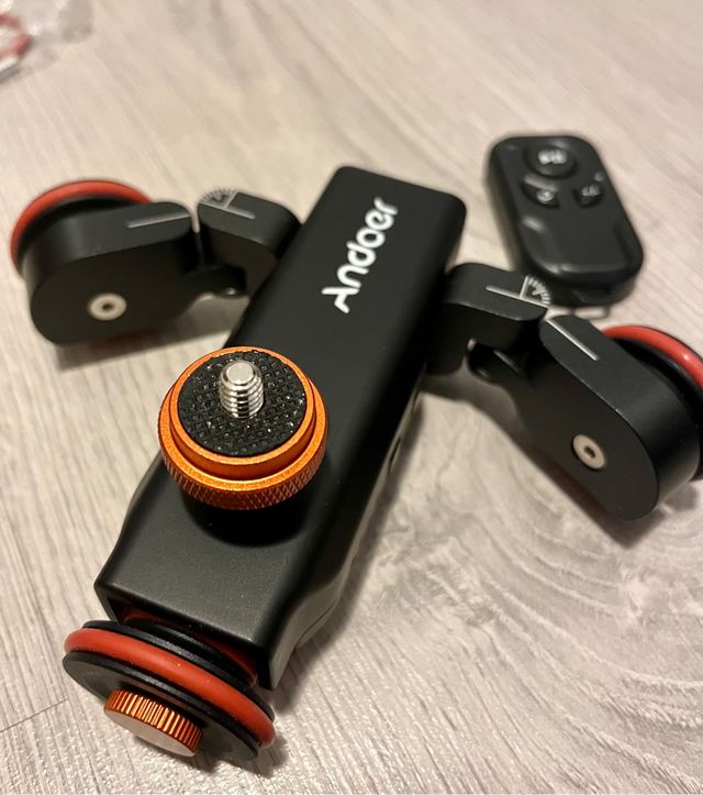 Slider o dolly para travelling de video