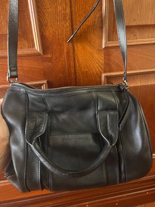 Bolso piel negro Armani