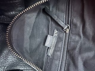 Bolso piel negro Armani