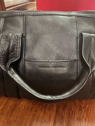 Bolso piel negro Armani