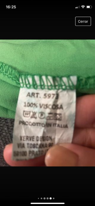 Vestido sin estrenar.
