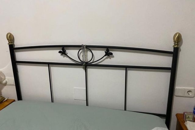 Testiera forgiata per letto matrimoniale