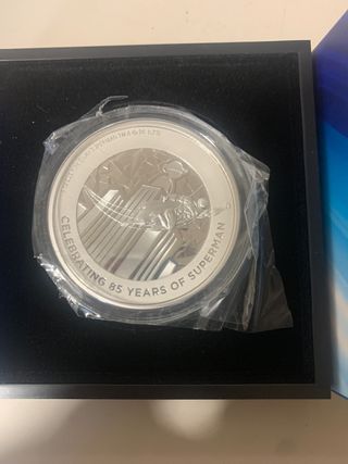 Moneda 3 onzas Superman 85 aniversario 