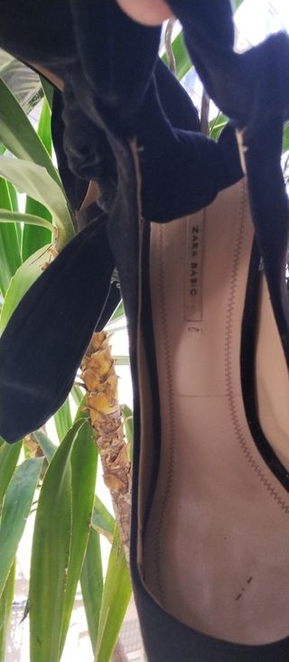 Sandalia tacón Zara ,40,casi nueva,11cm