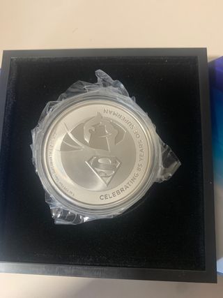 Moneda 1 onza Superman 85 aniversario