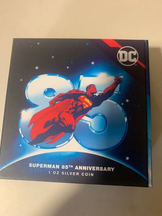 Moneda 1 onza Superman 85 aniversario