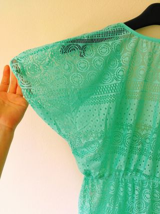 Blusa abierta de playa