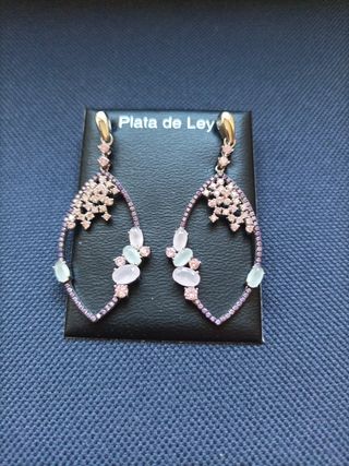 pendientes plata