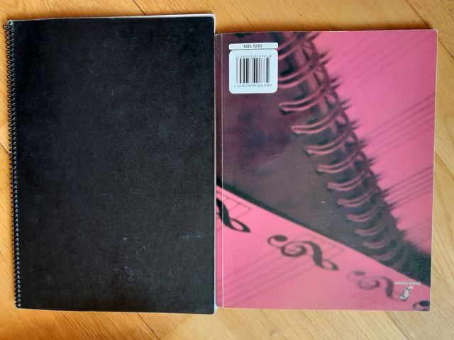 Cuaderno de teoria y cuaderno de audicio