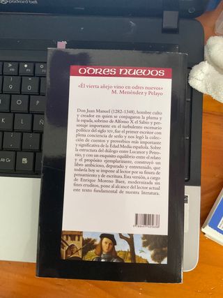 libro de lectura de lengua El Conde Lucanor