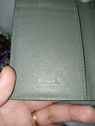 Oferta. Tarjetero Prada original.