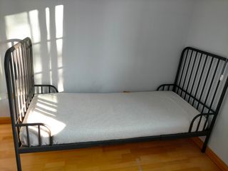 CAMA EXTENSIBLE IKEA PARA PEQUEÑOS Y MAYORES