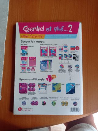 Libro francés Essentiel et Plus 2, cahier d exerci