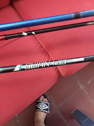 Cañas de pescar telescópicas con carr