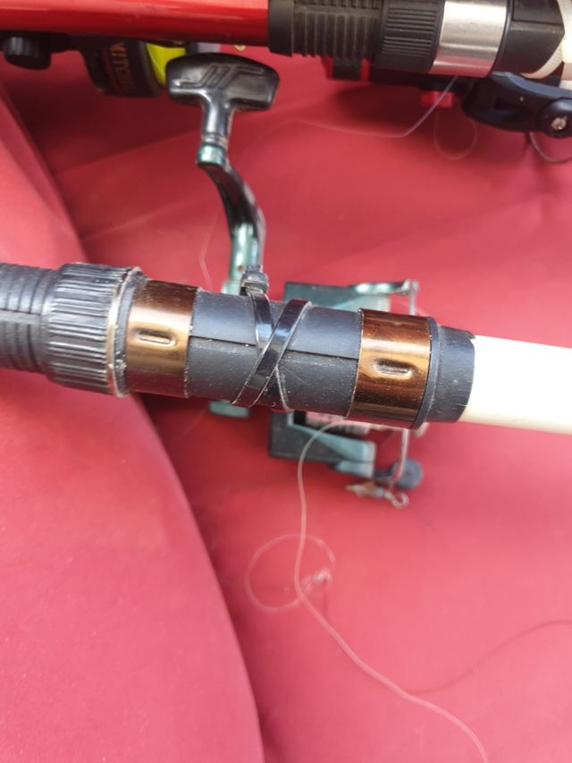 Cañas de pescar telescópicas con carr