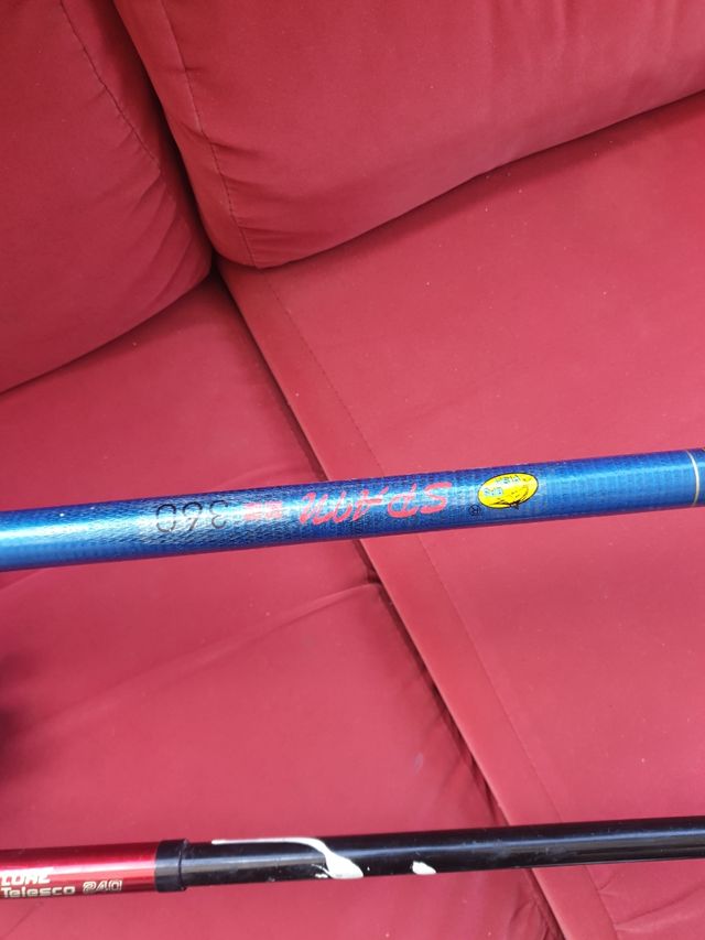 Cañas de pescar telescópicas con carr