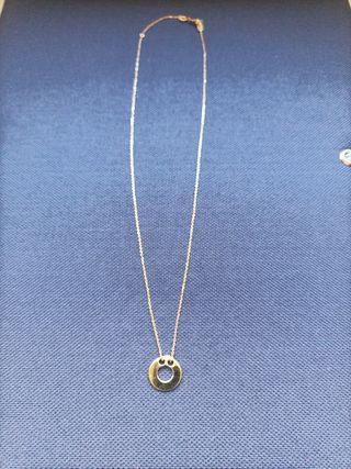 collar plata chapada