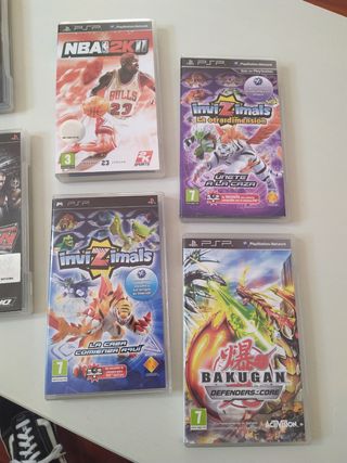 LOTE CARÁTULAS JUEGOS PSP
